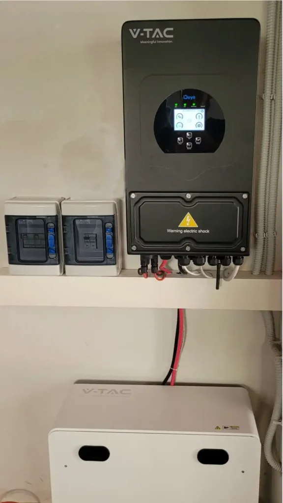 impianto fotovoltaico da 6 kw con batterie di accumulo